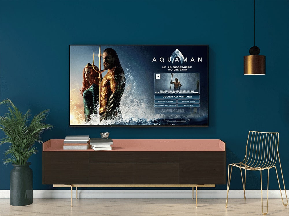 Aquaman - Jeu activation lancement film